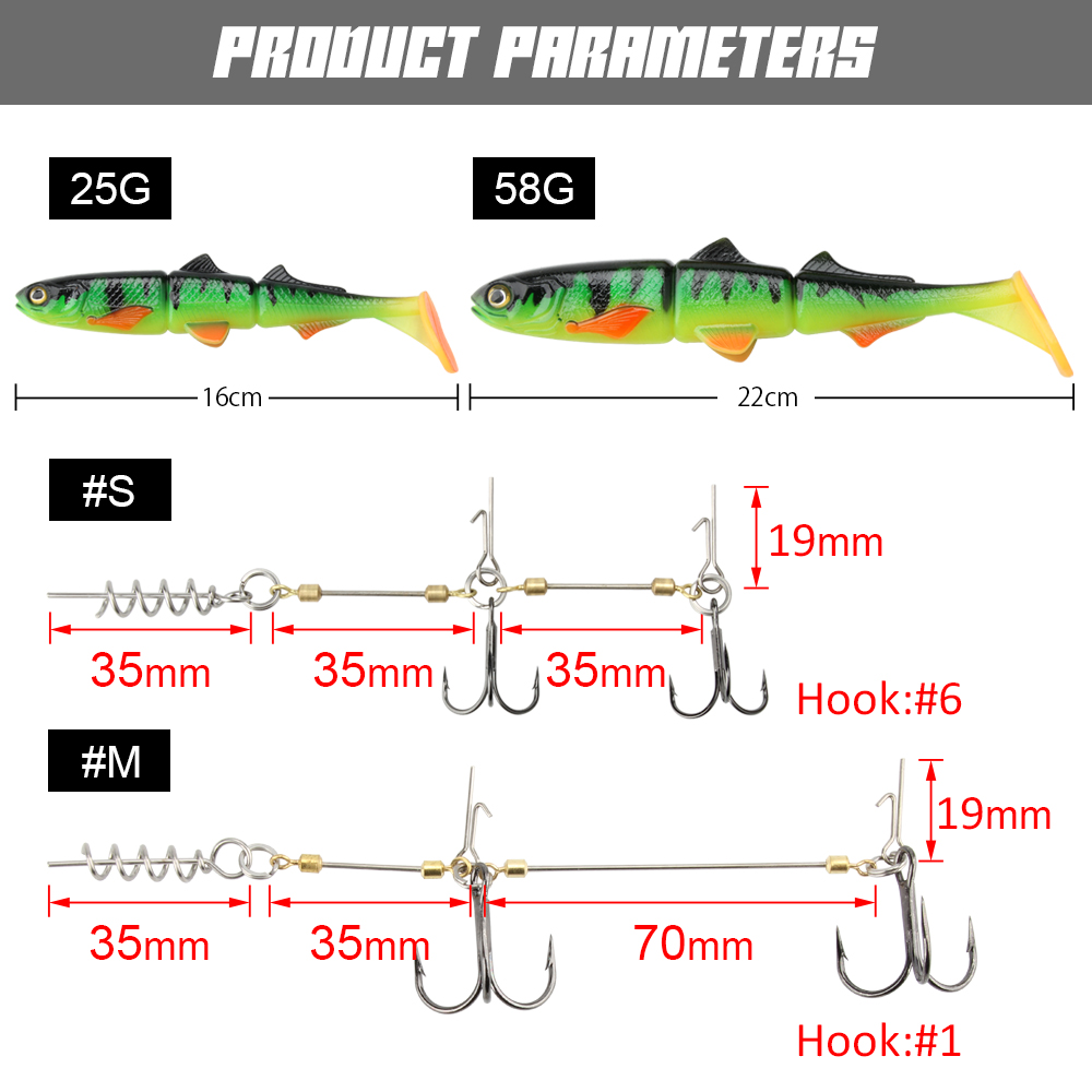 Spinpoler Pike Stinger Rig Hoo - Fishing Hook Size review and price
